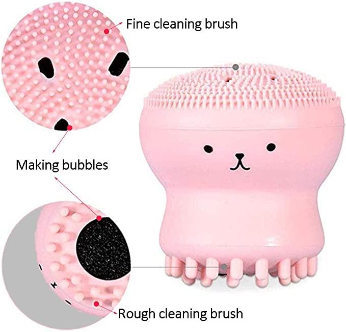 Mini Silicone Face Cleanser Massage Brush