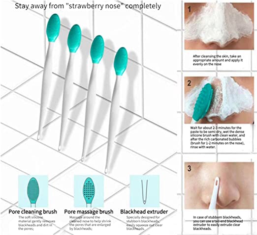 Blackhead Removal Silicone Nose Brush